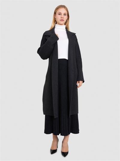 Кардиган из смеси шерсти и кашемира с поясом HRK8642KOYUANTRASIT