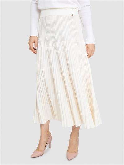 Плиссированная юбка из смеси шерсти и кашемира ETK8094KEMIK