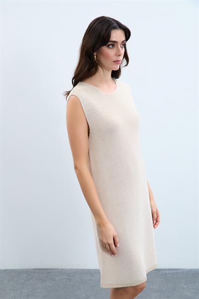 Платье с металлическими полосками ELB9938