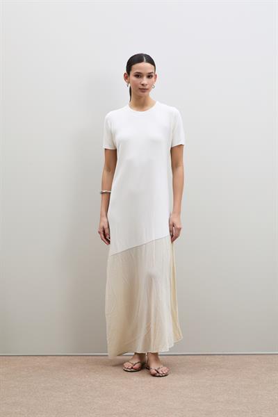 Асимметричное миди-платье с микро-пайетками