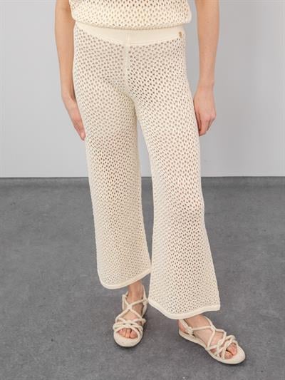Ажурные брюки из смеси органического хлопка PNT8050KEMIK