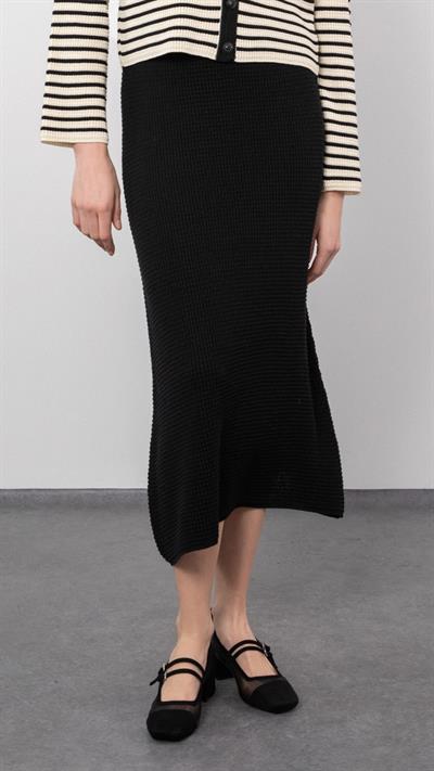 Юбка из органического хлопка с кордом ETK9254SIYAH