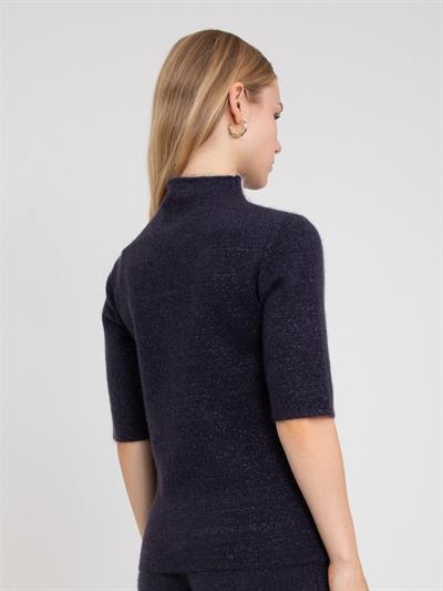 Свитер из смесового органического хлопка с начесом KZK7520KOYU ANTRASIT