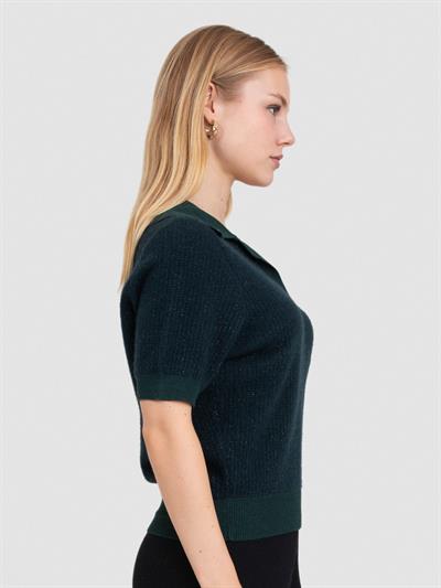 Свитер из смесового органического хлопка с начесом KZK8448HAKI