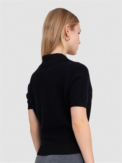 Свитер из смесового органического хлопка с начесом KZK8448SIYAH