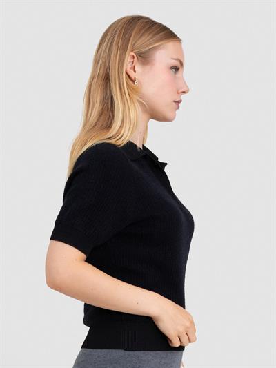 Свитер из смесового органического хлопка с начесом KZK8448SIYAH