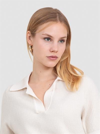 Свитер из смесового органического хлопка с начесом KZK8448KEMIK