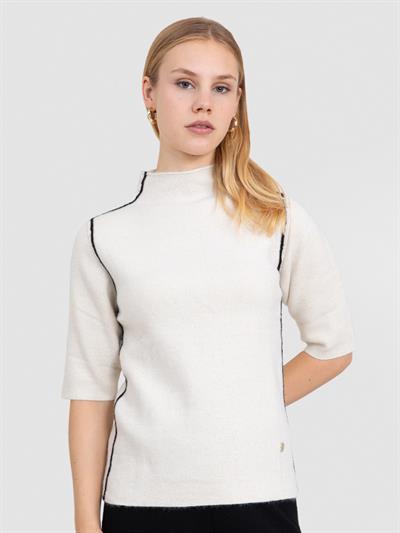 Свитер из смесового органического хлопка с начесом KZK7520KEMIK