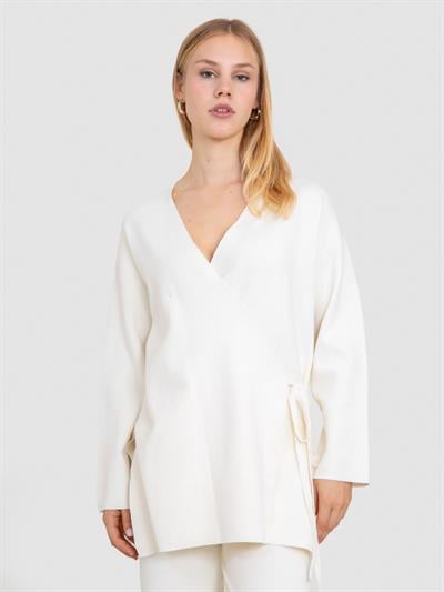 Двубортный кардиган из смеси органического хлопка HRK8184KEMIK