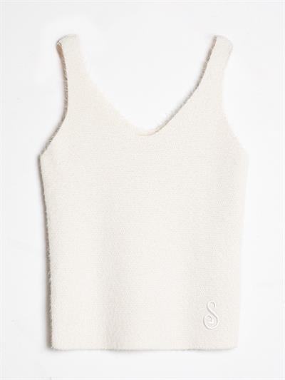 Топ из смеси органического хлопка с металлизированной нитью ATL8248KEMIK