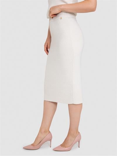 Юбка из органического хлопка с металлизированной нитью ETK8248KEMIK