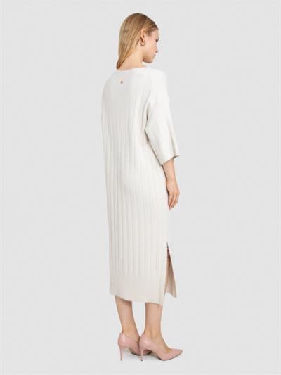 Платье из органического материала с металлизированной нитью ELB7364KEMIK