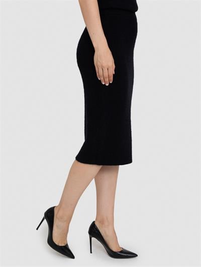 Юбка из органического хлопка с металлизированной нитью ETK8248SIYAH