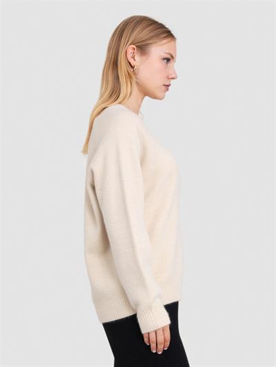 Свитер из органического хлопка с металлизированной нитью KZK7560KEMIK