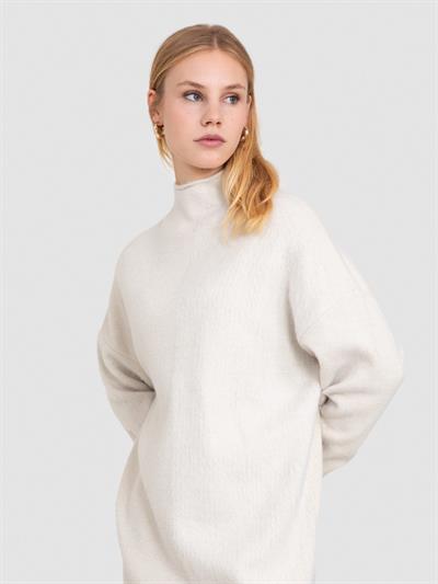 Платье из органического хлопка с начесом и металлизированной нитью ELB8174KEMIK