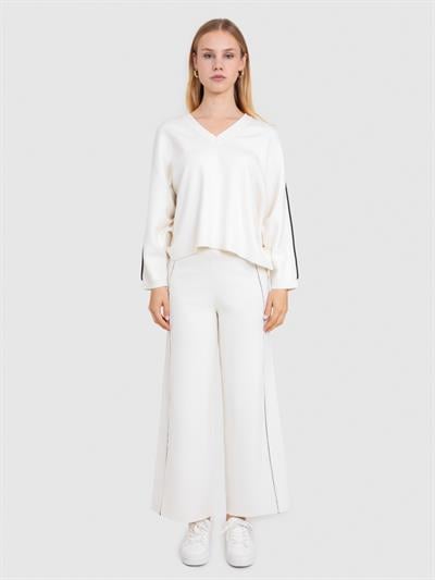 Брюки из органического хлопка с полосками PNT5948KEMIK