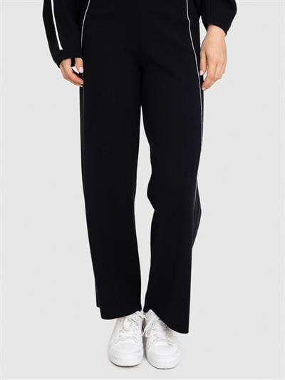 Брюки из органического хлопка с полосками PNT5948SIYAH