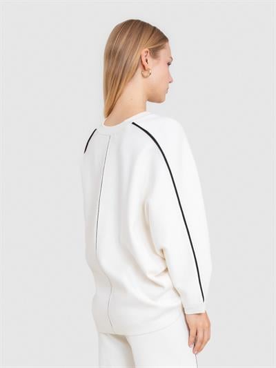 Свитер из органического хлопка с полосками KZK5948KEMIK