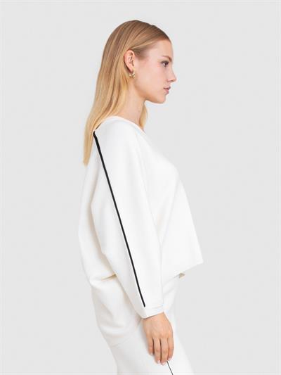 Свитер из органического хлопка с полосками KZK5948KEMIK