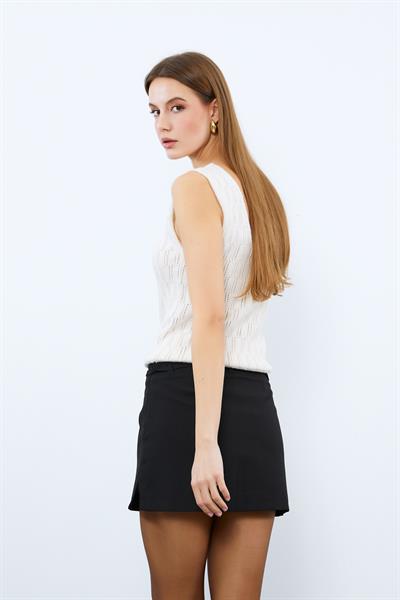 Топ из смеси органической шерсти и органического хлопка ATL9210KEMİK