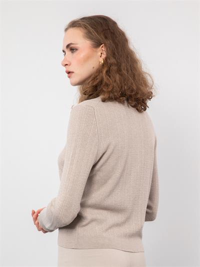 Вязаный кардиган с пуговицами HRK9174BEJ