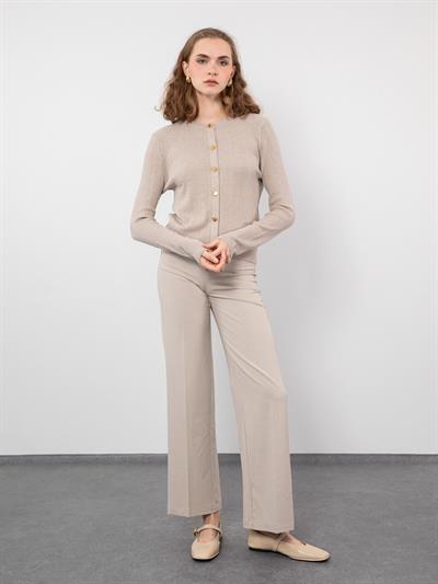 Вязаный кардиган с пуговицами HRK9174BEJ