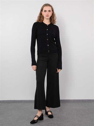 Вязаный кардиган с пуговицами HRK9174SIYAH