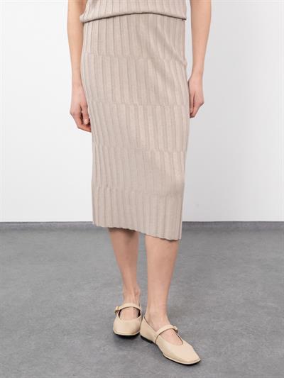 Вязаная юбка-миди ETK9482BEJ