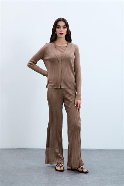 Прозрачный вязаный кардиган HRK10462VIZON