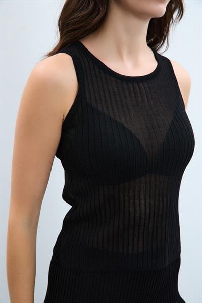 Прозрачный трикотаж для женщин-спортсменов ATL10462SIYAH