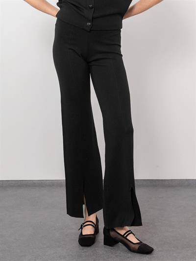 Брюки с разрезами и полосками PNT9582SIYAH