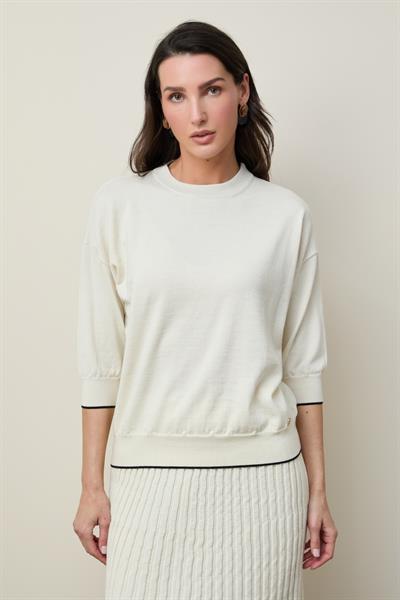 Джемпер из шерсти с круглым вырезом