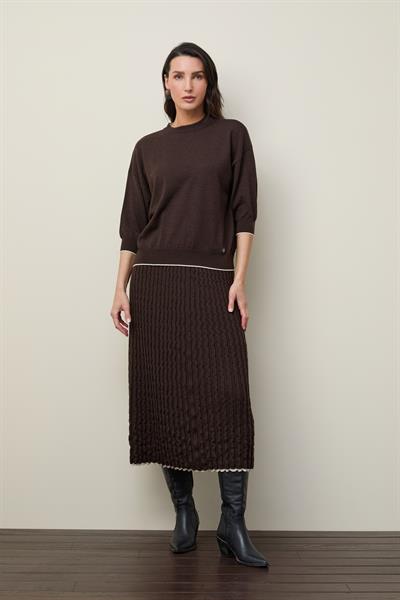 Джемпер из шерсти с круглым вырезом