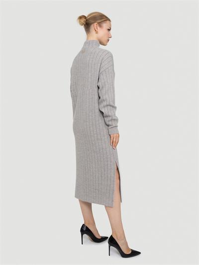 Платье из смесовой шерсти с матовым эффектом и металлизированной нитью ELB8354BEJ