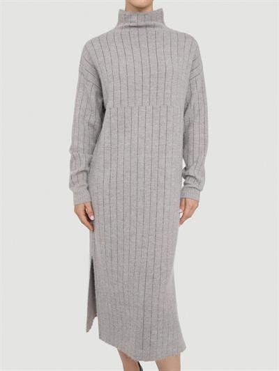 Платье из смесовой шерсти с матовым эффектом и металлизированной нитью ELB8354BEJ