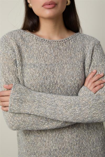 Свитер из шерстяной смеси с воротниковой деталью KZK13594TAŞ