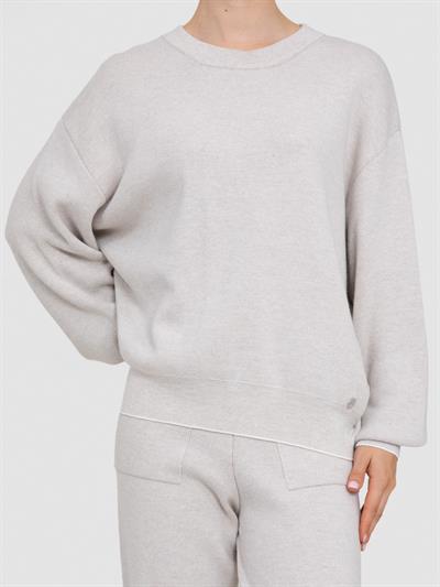 Система Свитер с вырезом из смесей шерсти и кашемиры KZK6442TAS