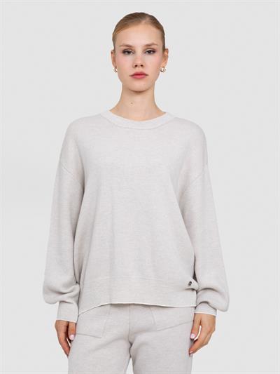 Система Свитер с вырезом из смесей шерсти и кашемиры KZK6442TAS