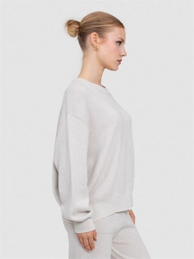 Система Свитер с вырезом из смесей шерсти и кашемиры KZK6442TAS