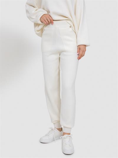 Джоггеры из смесей шерсти и кашемира с карманами PNT6442KEMIK