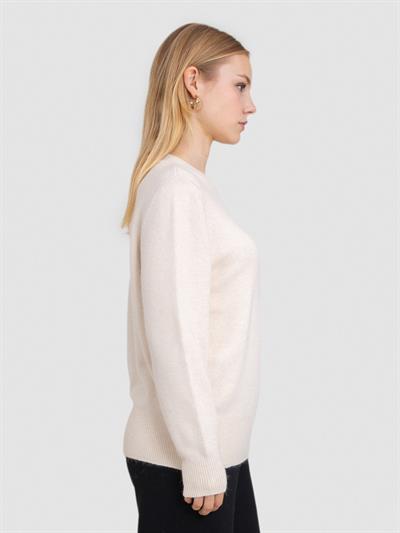 Свитер из ангоры с круглым вырезом KZK8708BEJ