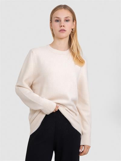 Свитер из ангоры с круглым вырезом KZK8708BEJ