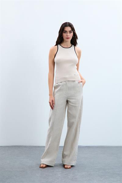 Женская спортсменка в рубчик контрастного цвета ATL9196TAS