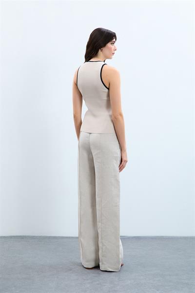 Женская спортсменка в рубчик контрастного цвета ATL9196TAS