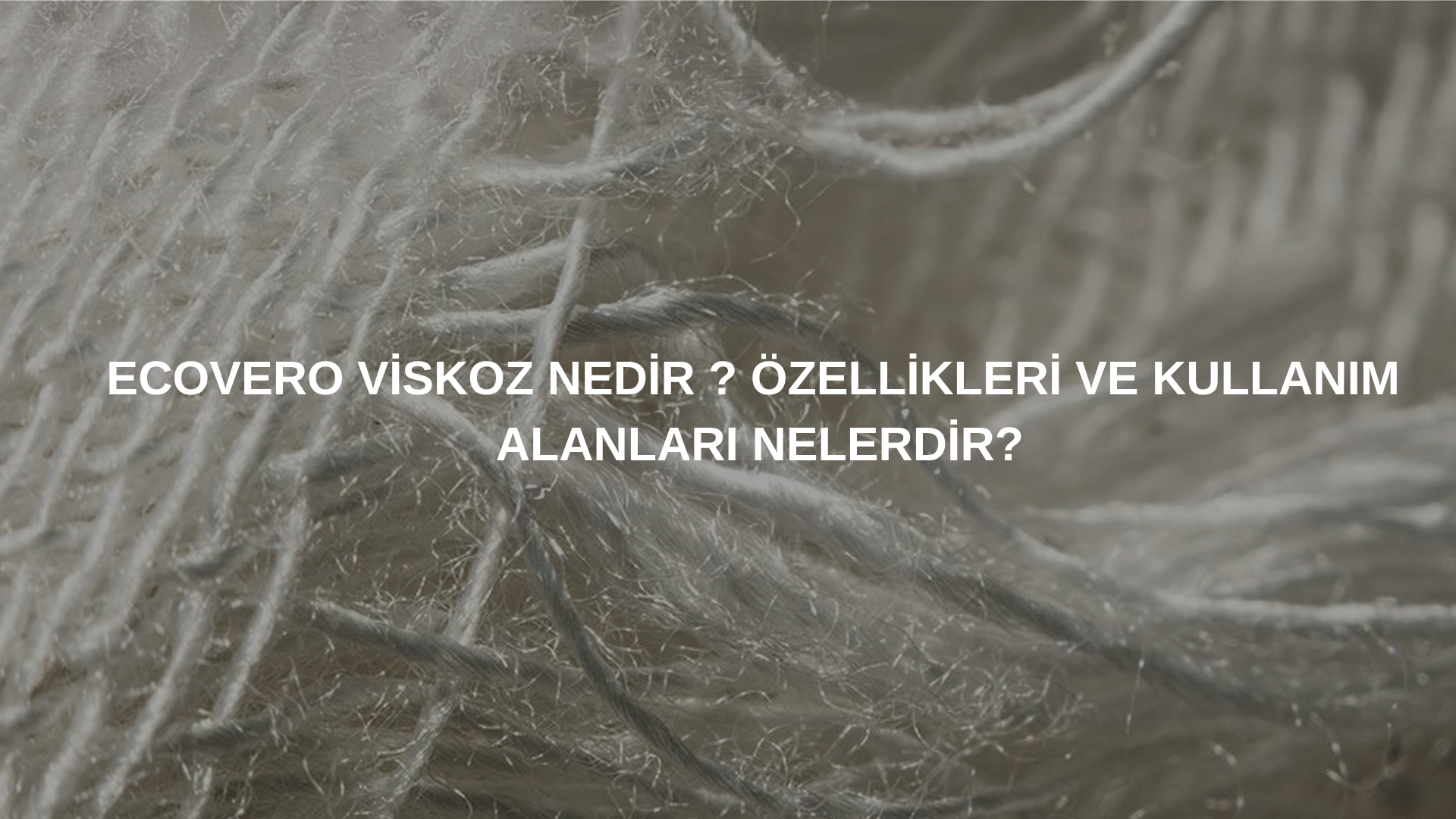 Ecovero Viskoz Nedir,Özellikleri ve Kullanım Alanları Nelerdir?