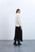 Cashmere and Wool Blend High Neck Whipstitch Trimmed Sweater