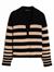 Striped Organic Cotton Blend Sweater