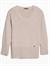 Organic Wool and Cotton Blend V-Neck Sweater