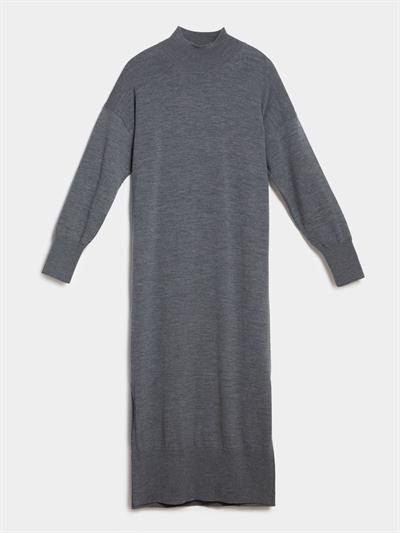 100% Organic Wool High Neck Dress