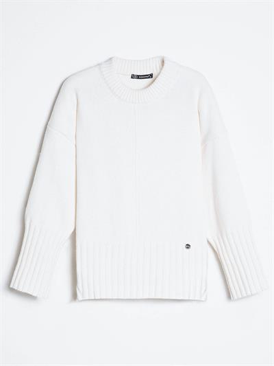 100% Wool Round Neck Sweater